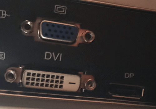 D-SubとDVI、DisplayPort