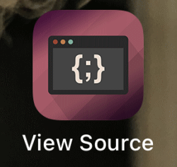 App Storeから「view source」で検索