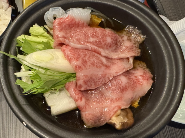 和牛のすき焼き