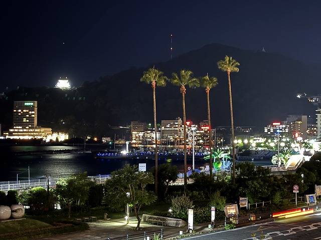 熱海の美しい夜景
