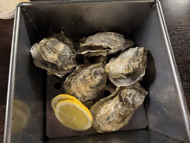 牡蠣のガンガン焼き